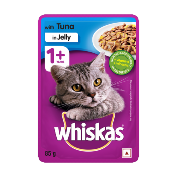 Whiskas Tuna Flavour Wet Cat Food – Adult (85g x 12 Pouches)